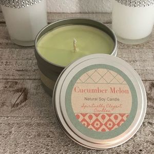 NEW | Cucumber 🥒 Melon🍈 Soy Candle | HandPoured